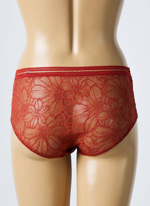 Shorty elasticitate maro LOU femme