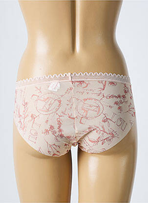 Shorty elasticitate culoare piersică LOU femeie