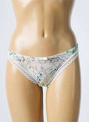 Tanga elasticitate alb LOU femeie