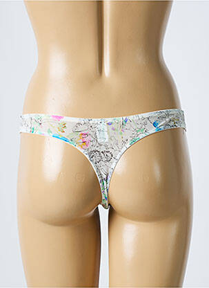 Tanga elasticitate alb LOU femeie