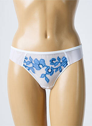 Tanga alb LOU femeie