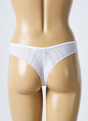 Tanga elasticitate alb LOU femeie