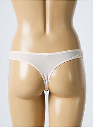 Tanga elasticitate culoare piersică LOU femeie