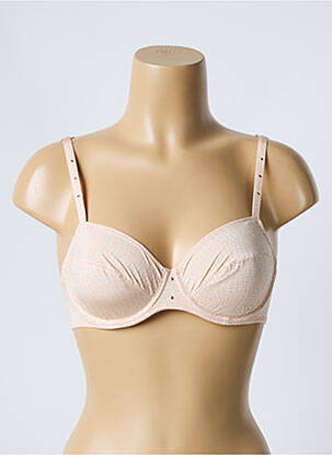 Sutien efect material satinat sutien cupe întregi cu decolteu înalt piele MARIE JO femme