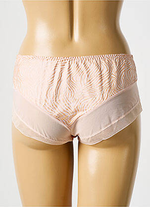 Shorty efect material satinat culoare piersică PRIMADONNA femeie