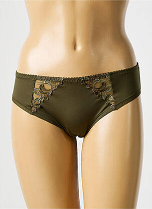 Chilot efect material satinat verde PRIMADONNA femeie