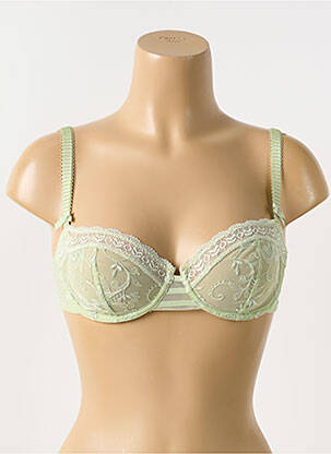 Sutien broderie verde LOU femeie