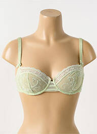 Sutien broderie verde LOU femme