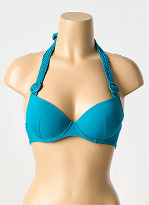Sutien de costum de baie elasticitate top sutien modelat albastru AUBADE femeie