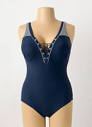 Costum de baie dintr-o singură piesă elasticitate top sutien modelat albastru SUNFLAIR femeie