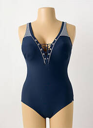 Costum de baie dintr-o singură piesă elasticitate top sutien modelat albastru SUNFLAIR femme