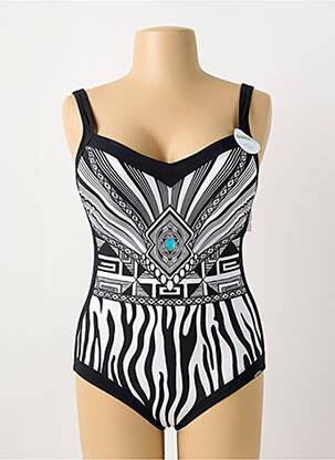 Costum de baie dintr-o singură piesă imprimeu fantezie top sutien modelat negru SUNFLAIR femeie
