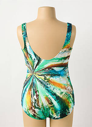 Costum de baie dintr-o singură piesă imprimeu fantezie top sutien modelat verde SUNFLAIR femeie