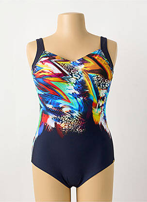 Costum de baie dintr-o singură piesă imprimeu fantezie top sutien modelat albastru SUNFLAIR femeie