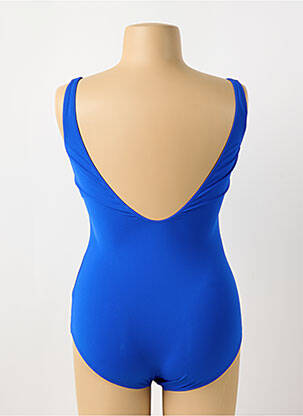 Costum de baie dintr-o singură piesă elasticitate top triunghiuri albastru SUNFLAIR femeie