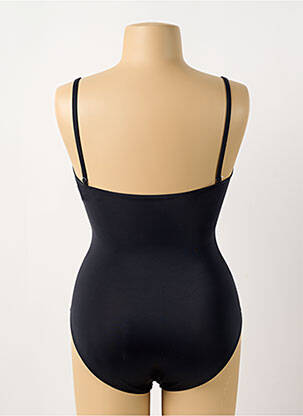 Costum de baie dintr-o singură piesă bretele elastice detașabile top sutien modelat negru CHARMLINE femeie