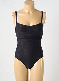 Costum de baie dintr-o singură piesă efect material satinat negru OCEAN WEAR femeie