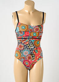 Costum de baie dintr-o singură piesă efect material satinat portocaliu OCEAN WEAR femeie