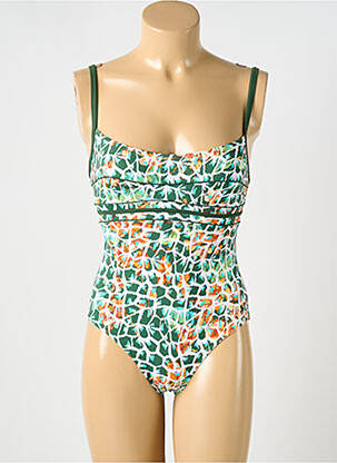 Costum de baie dintr-o singură piesă imprimeu fantezie verde OCEAN WEAR femeie