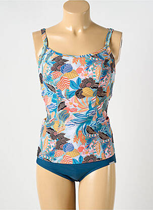 Tankini imprimeu tie and dye albastru SUNMARIN femeie