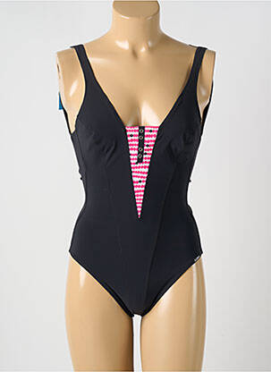 Costum de baie dintr-o singură piesă elasticitate negru LIDEA femeie
