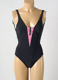 Costum de baie dintr-o singură piesă elasticitate negru LIDEA femme
