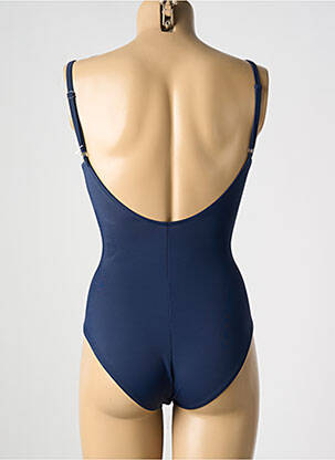 Costum de baie dintr-o singură piesă elasticitate albastru LIDEA femeie