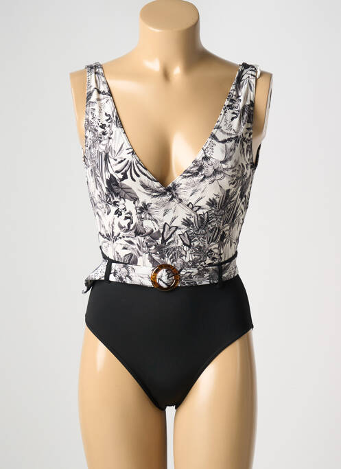 Costum de baie dintr-o singură piesă negru LIVIA femeie