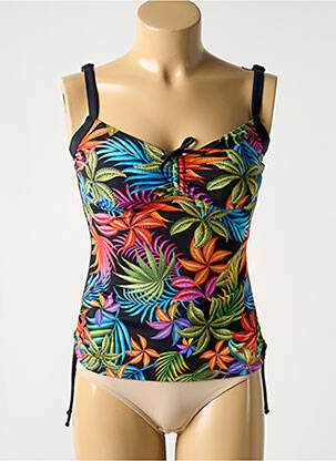 Tankini imprimeu tie and dye negru OCEAN WEAR femeie