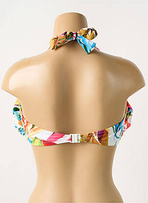 Sutien de costum de baie top triunghiuri top triunghiuri alb FANTASIE femeie