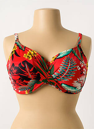 Sutien de costum de baie roșu FANTASIE femeie