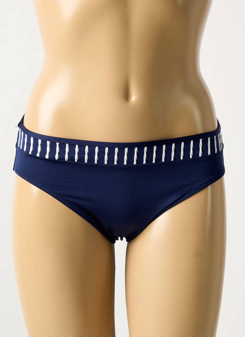 Chiloți de baie efect material satinat chiloți albastru FANTASIE femme