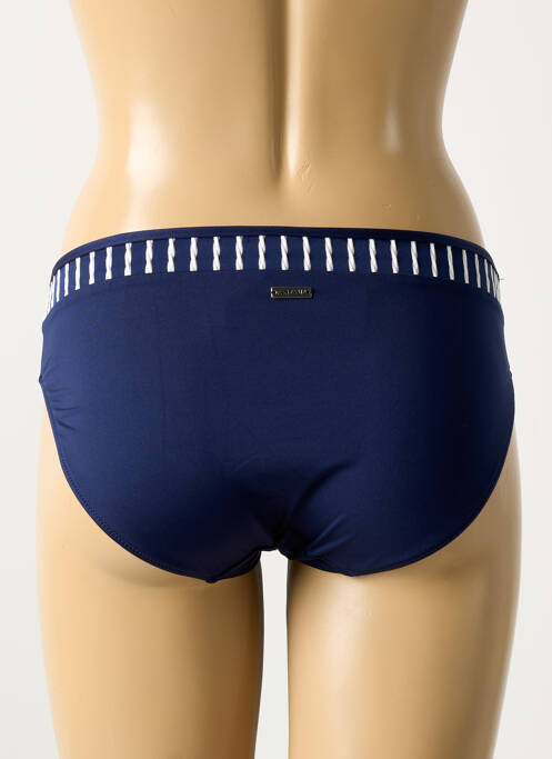 Chiloți de baie efect material satinat chiloți albastru FANTASIE femme
