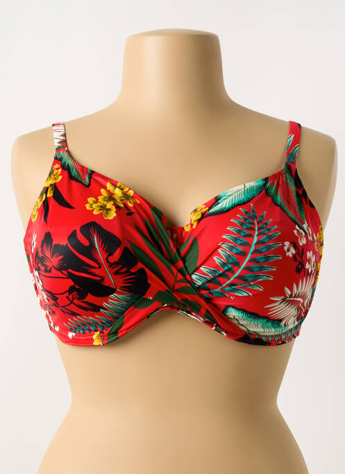 Sutien de costum de baie roșu FANTASIE femeie