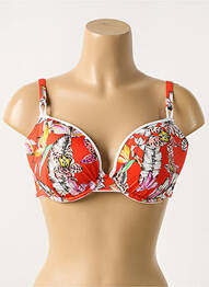 Sutien de costum de baie elasticitate top triunghiuri roșu FREYA femme
