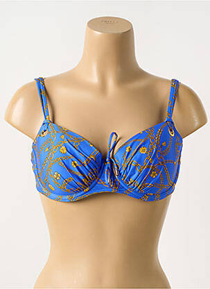 Sutien de costum de baie top sutien modelat top sutien modelat albastru PRIMADONNA femeie