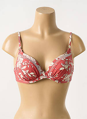 Sutien de costum de baie elasticitate top sutien modelat roz WATERCULT femeie