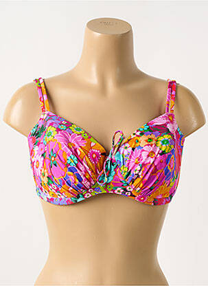 Sutien de costum de baie elasticitate top sutien modelat roz PRIMADONNA femeie