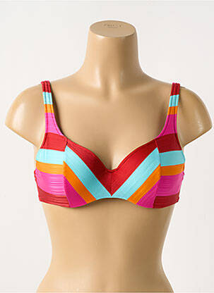 Sutien de costum de baie elasticitate top sutien modelat roz MARIE JO femeie