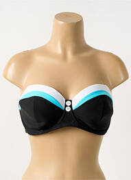 Sutien de costum de baie elasticitate top bentiță negru FREYA femme