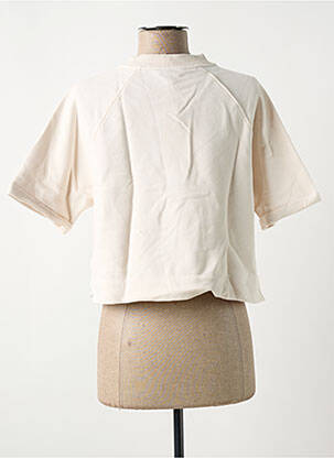 Hanorac broderie mâneci scurte bej TOMMY HILFIGER femeie