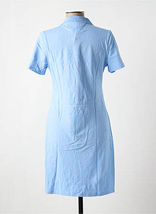 Rochie midi mâneci scurte mâneci scurte albastru TOMMY HILFIGER femeie