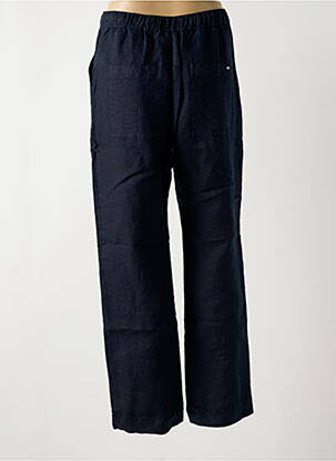 Pantalon drept talie elastică mărime normală albastru TOMMY HILFIGER femeie