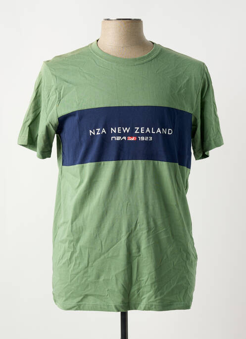 Tricou elasticitate mâneci scurte verde N.Z.A NEW ZEALAND homme