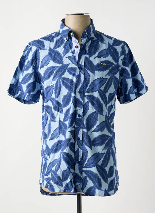 Cămașă cu mâneci scurte albastru N.Z.A NEW ZEALAND bărbat