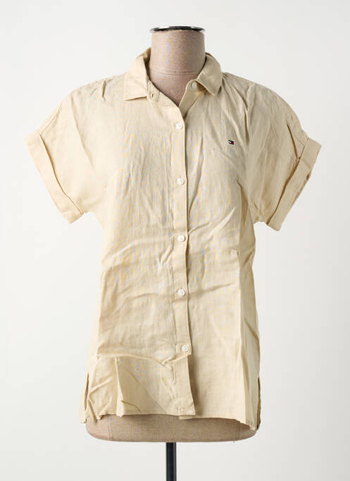 Cămașă bej TOMMY HILFIGER femeie