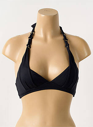 Sutien de costum de baie elasticitate sutien cu susținere înaltă și burete detașabil negru AUBADE femeie