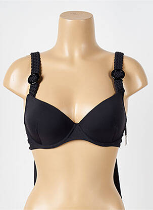Sutien de costum de baie elasticitate top sutien push-up negru AUBADE femeie
