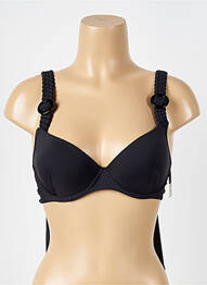 Sutien de costum de baie elasticitate top sutien push-up negru AUBADE femme