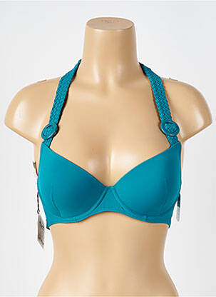 Sutien de costum de baie elasticitate top sutien modelat albastru AUBADE femeie